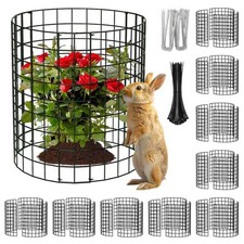 Round Plant Protector from Animals,12'' x 12'' Metal Wire Mesh Garden Plant C...