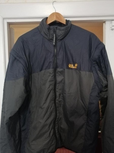 Men Jack Wolfskin Jacket Grey L