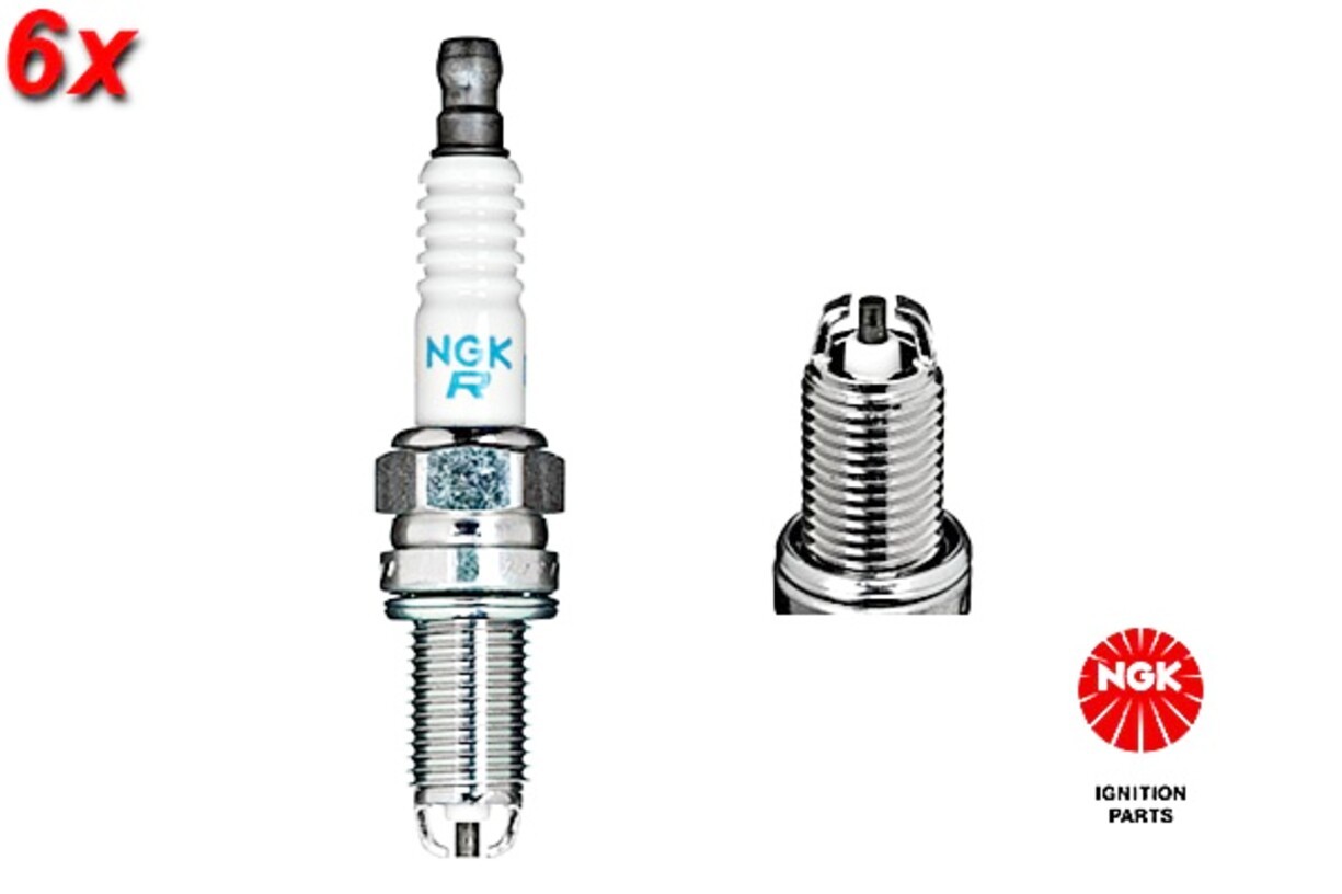 NGK 6x Spark Plug For BMW E46 Z3 E36 Z4 E86 E85 WIESMANN Mf3 00-08 0022902