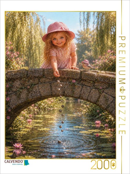 Calvendo Puzzle The Little Lucky Stone | 2000 Pieces, Finished Size 35.4 × 26.4-image