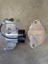 Meziere Polished 100 Series Electric Water Pump SBF Small Block Ford 35 GPM