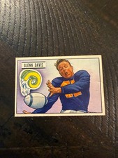 1951 BOWMAN FOOTBALL CARD #42 GLENN DAVIS EXMT!!!!!!!!!
