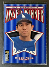HIDEO NOMO 1996 Upper Deck Collectors Choice #705 Award Winner 1995 ROTY Dodgers