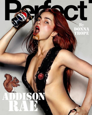 Addison Rae Perfect Magazine Cover Poster