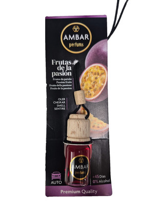  AMBAR PERFUMS Auto Deodorant - Passionsfrucht 6,5ml   Alkoholfrei