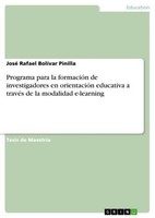 Programa Para La FormacióN De Investigadores En OrientacióN Educativa A TravéS D
