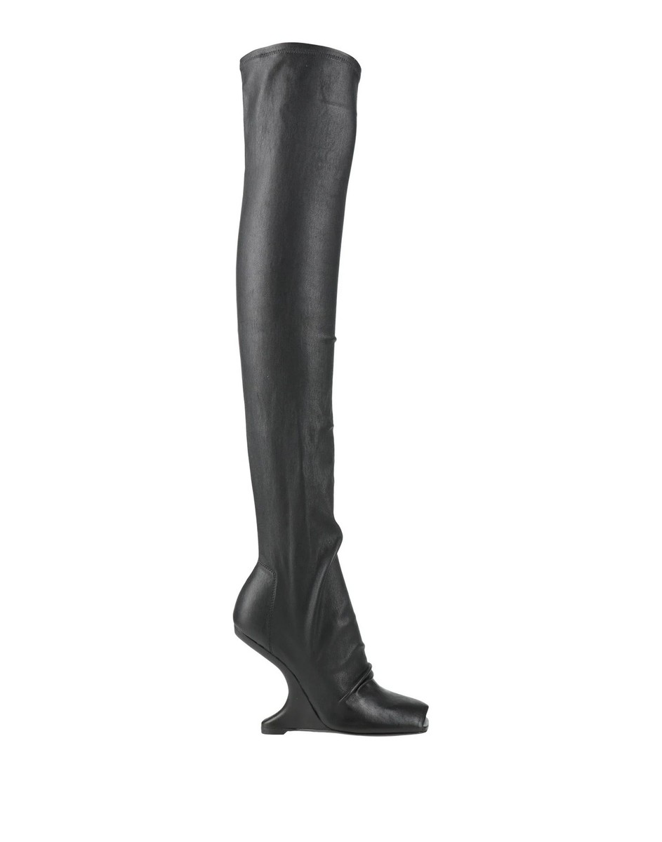Rick Owens - Women - Leather Boot - Black | eBay