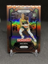 2024 WNBA Panini Prizm Monopoly Nika Muhl ‘Brown’ Prizm /249 Seattle Storm SP RC