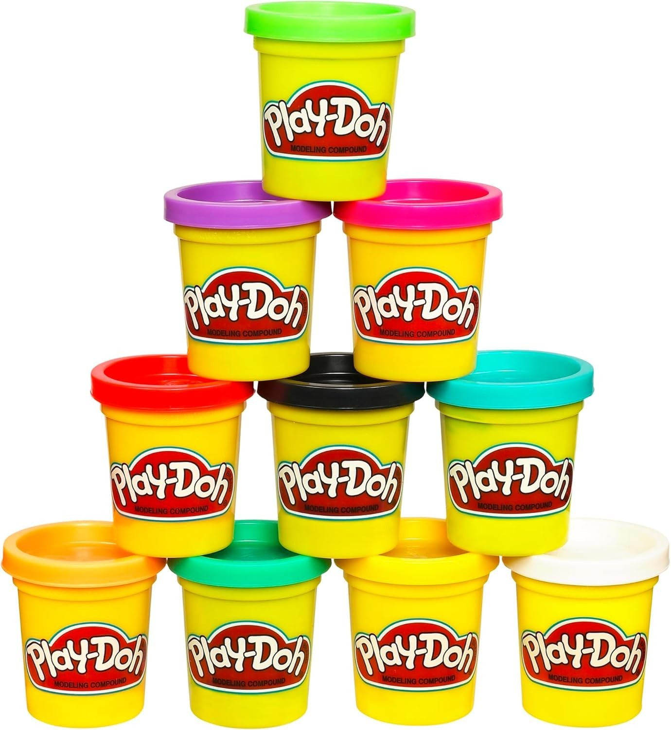 Play Doh Modeling Compound 10-Pack Case of Assorted Colors, 