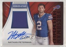 2017 Panini Rookies & Stars Freshman Orientation /75 Nathan Peterman Auto lh2