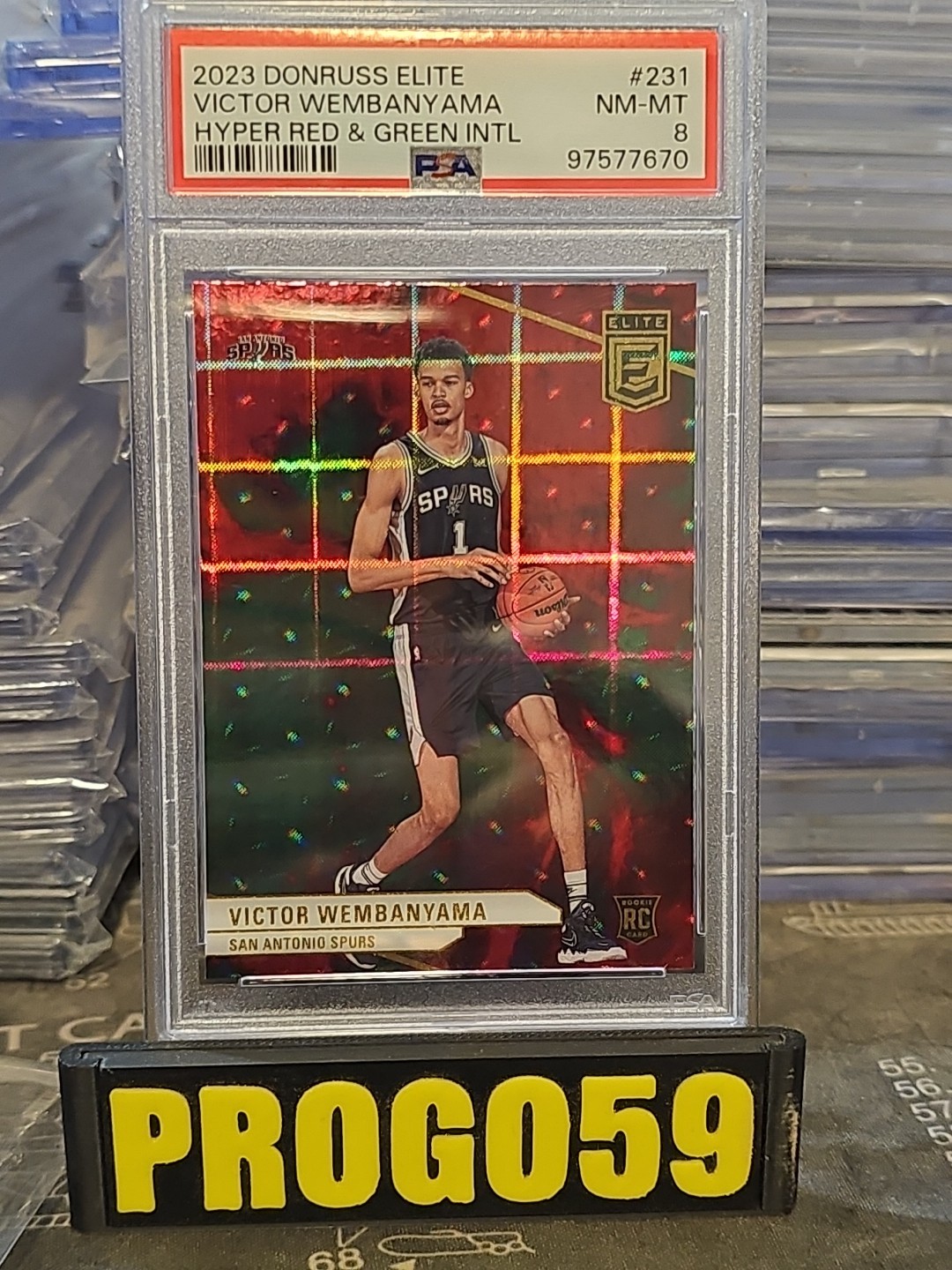 2023-24 Donruss Elite - Rookies Victor Wembanyama #231 International (RC)