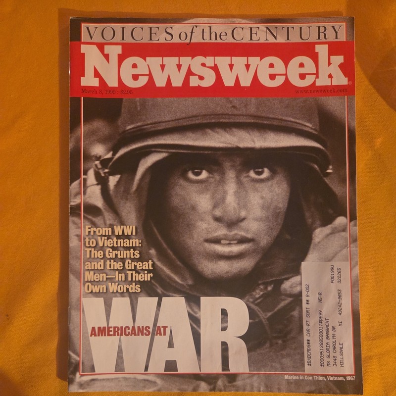 1999 MARCH 8 NEWSWEEK MAGAZINE - AMERICANS AT WAR VOICES OF THE CENTURY