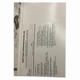 Super Puzzle Fighter II Turbo (Sega Saturn) Complete w/ Man + Reg Card Tested