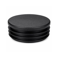 Round Plastic End Caps Tube Inserts Pipe Bungs Blanking Plugs Black 10-108mm