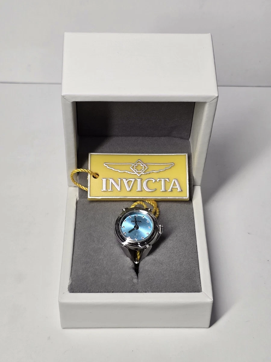 NEW Invicta Mini Angel Women\'s Ring Watch - 17.5mm Blue (49071) Adjustable‎ Invicta Mini Angel Women main image 4