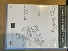 Stampin' Up - Brand New - HAPPY BIRTHDAY TO YOU Stamp Set NEW