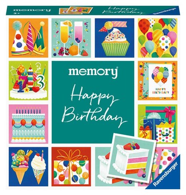 memory  moments - Happy Birthday - Gesellschaftsspiel & Brettspiel ab 3 Jahre