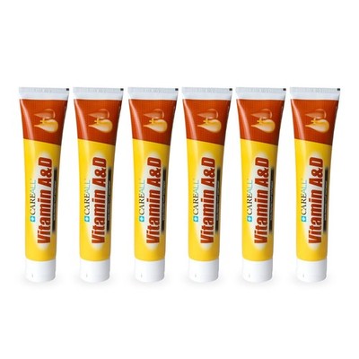 CareAll (6 Tubes) 4oz Vitamin A&D Ointment Treats and Prevents Diaper Rash,... 