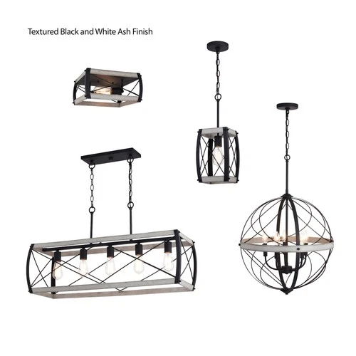 Vaxcel Lighting C0254 Montclare 2 Light 14"W Flush Mount Ceiling - Textured - Picture 2 of 12