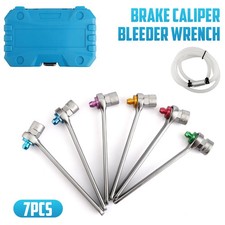 7pc Brake Clutch Oil Bleeder Bleed Extractor Wrench Kit 12 Point Socket 7 - 12mm
