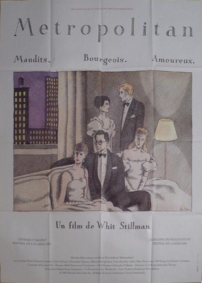 METROPOLITAN - STILLMAN / GEBÄUDE - ORIGINAL GROSSES FRANZÖSISCHES FILMPLAKAT