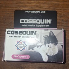 Nutramax Cosequin Cat Joint Health Capsules - 60 Count Exp 4/26 Free Shipping