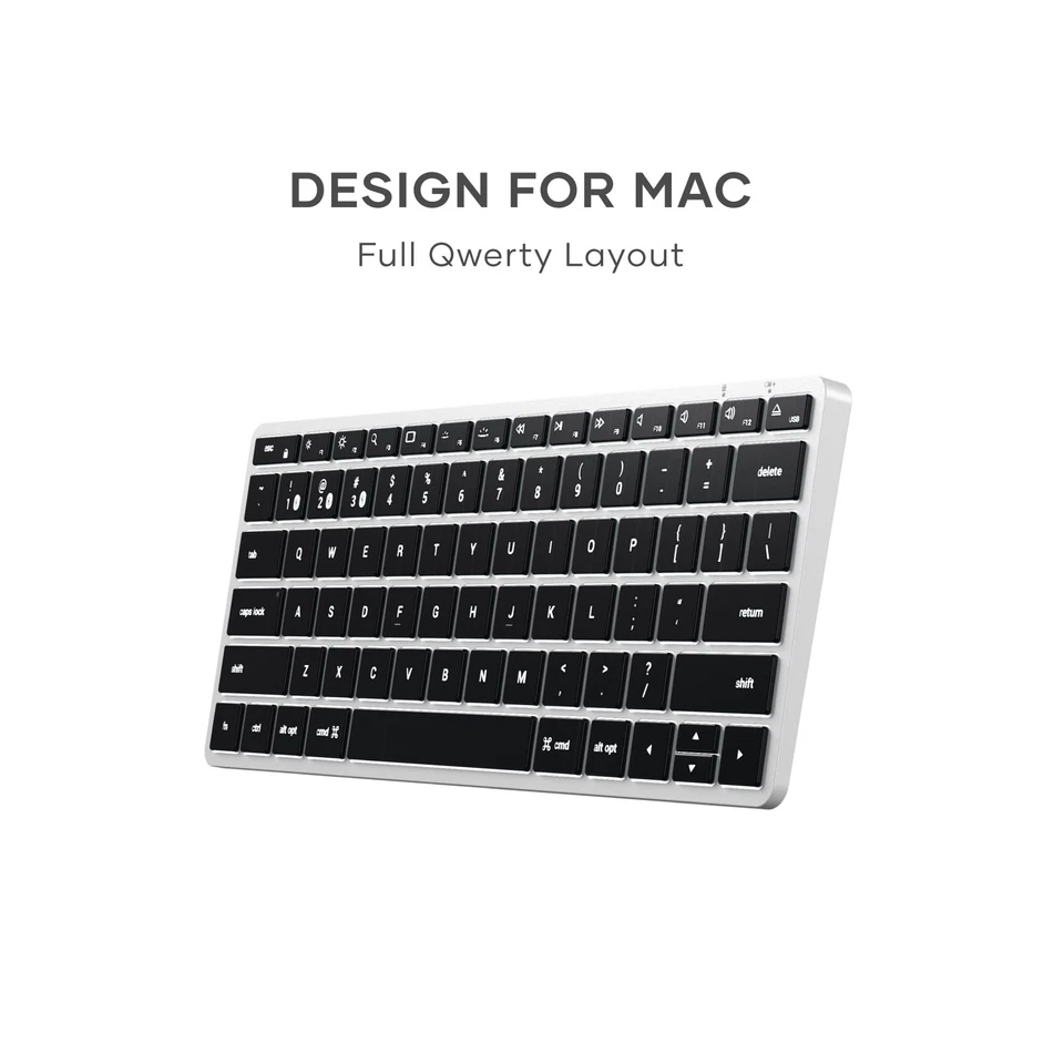 Slim X1 Bluetooth Backlit Keyboard for Mac, Illuminated Keys & Multi-Device S... - Image 3 of 4