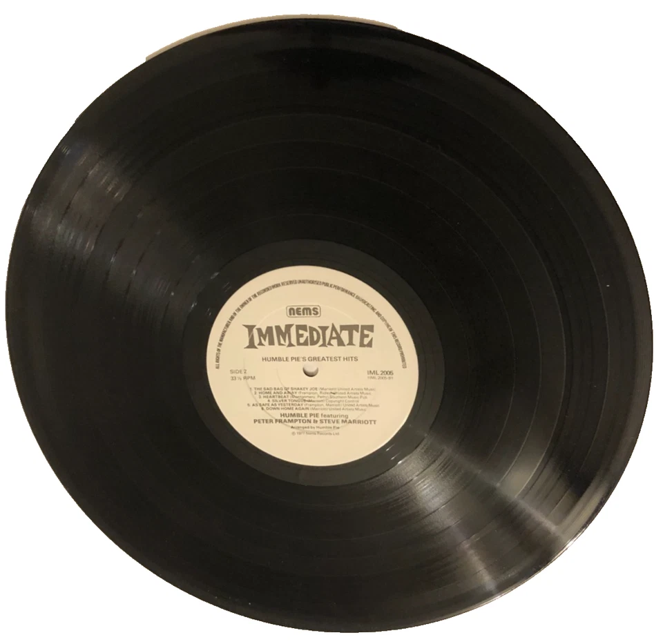 Humble Pie Hits IML 2005 Stereo NEMS Holland Import Vintage 1977 LP Vinyl NM - Image 3 of 4