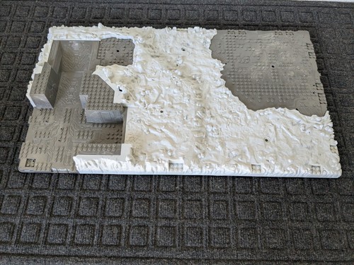 Mega Bloks HALO Battlescape Snow Terrain Large Base Plates 22.5" X 13” AM17831 - Picture 2 of 5