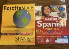 Learn Spanish Rosetta Stone, Berlitz Learning System 