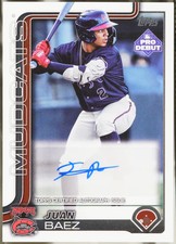 2025 Topps Pro Debut - Base Autographs Baseball Juan Baez #PD-91 EX