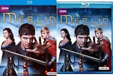 THE ADVENTURES OF MERLIN: Season Five 5 w/Slip Cover (Blu-Ray, 2012) New /Sealed