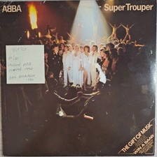 Abba Super Trouper Vinyl Record LP VG+/G+ EPC10022 1980