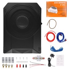 1000W Auto Aktiv Subwoofer Bassbox mit Verstärker Kompakt KFZ LKW Untersitz 2.8Ω