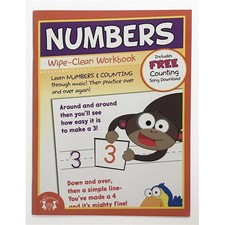 Creative Teaching Materials TW1234 Numbers Wipe Clean Workbook