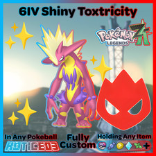 ✨ Shiny Alpha Toxtricity Amped 6IV + EVs ✨ Pokemon Legends ZA 🚀 Fast 🚀