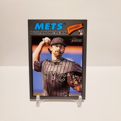 2026 Topps Heritage MLB - Nolan McLean RC - Mets - Dark Grey #150