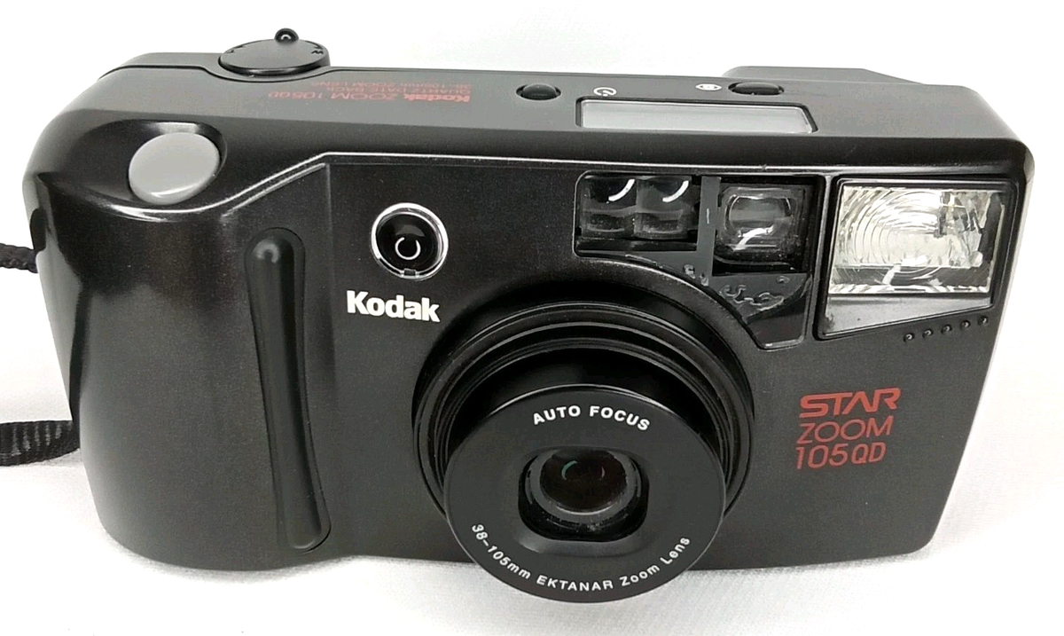 Vintage 1990s Kodak Star Zoom 105QD 35mm Point And Shoot Camera