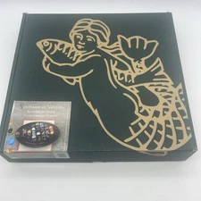 Solitaire Di Venezia Wood Game Set with Solid 25mm Hand Made Glass Marbles