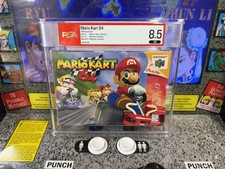1996 Nintendo 64 Mario Kart 64 Graded PSA 8.5 CIB Cart 7.5 Manual 9.2 N64 USA