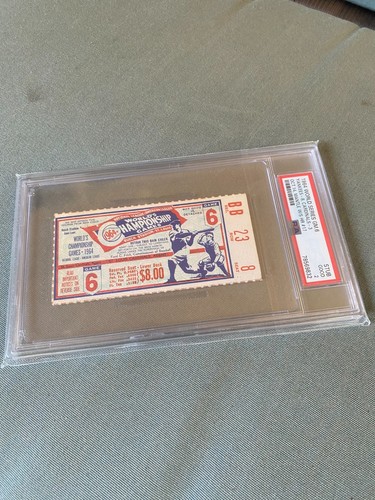 MICKEY MANTLE BREAKS RUTH WORLD SERIES HR RECORD #17 YANKS/CARDINALS GAME 6 PSA