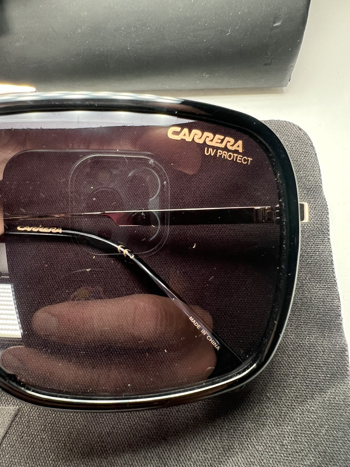 Carrera 1027/S Unisex Rectangular Sunglasses - Bl… - image 6