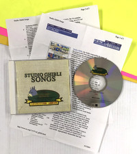Various STUDIO GHIBLI SONGS 1998 JAPAN Picture CD  32-page booklet / GUS 18