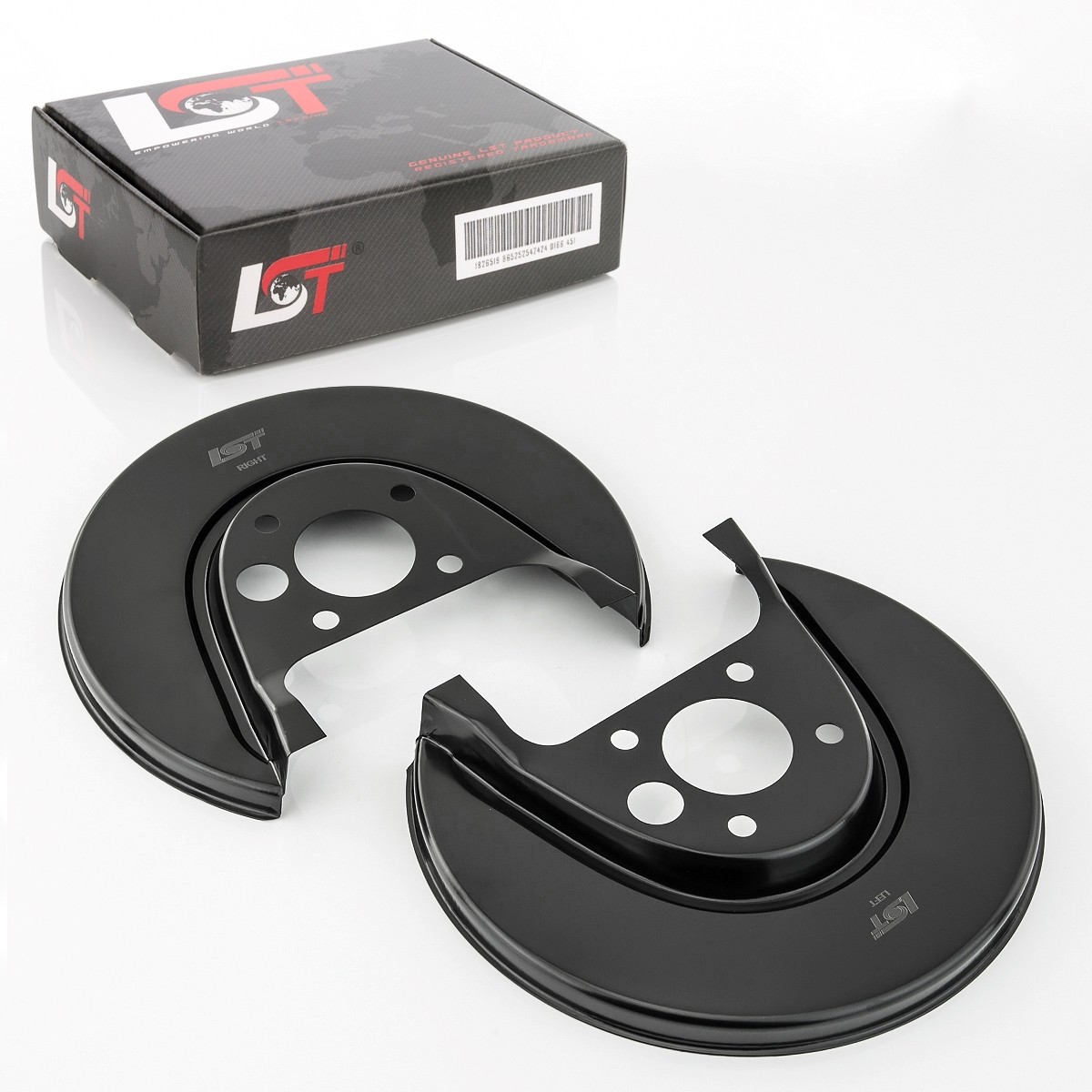 2x Anchor Plate Brake Disc Protection Plate Rear for SKODA RAPID ROOMSTER