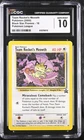 CGC 10 GEM MINT Team Rocket's Meowth 18 Wotc Black Star Promo Pokemon Card