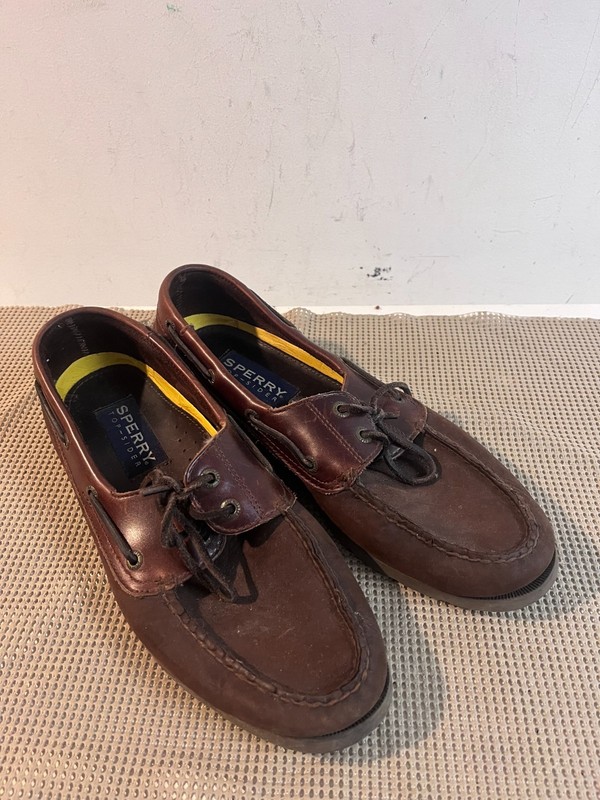 Sperry Top -Sider leather  boat shoes   #0194673  size 10.5 M