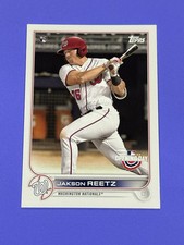 2022 Topps Opening Day Jakson Reetz Rookie #114 Washington Nationals RC (Q)