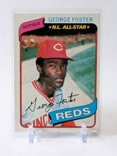 1980 Topps George Foster Cincinnati Reds All Star #400 - FREE SHIPPING