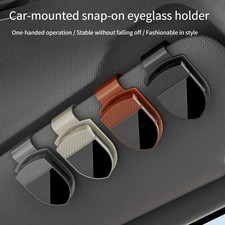 Car Sun Visor Glasses Clip Sponge Sunglasses Holder Ticket Card Clip Universal