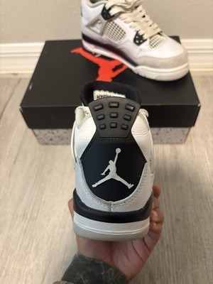 Jordan Air Jordan 4 Retro GS White/Black Neutral Gray 5Y EU 38 408452-111